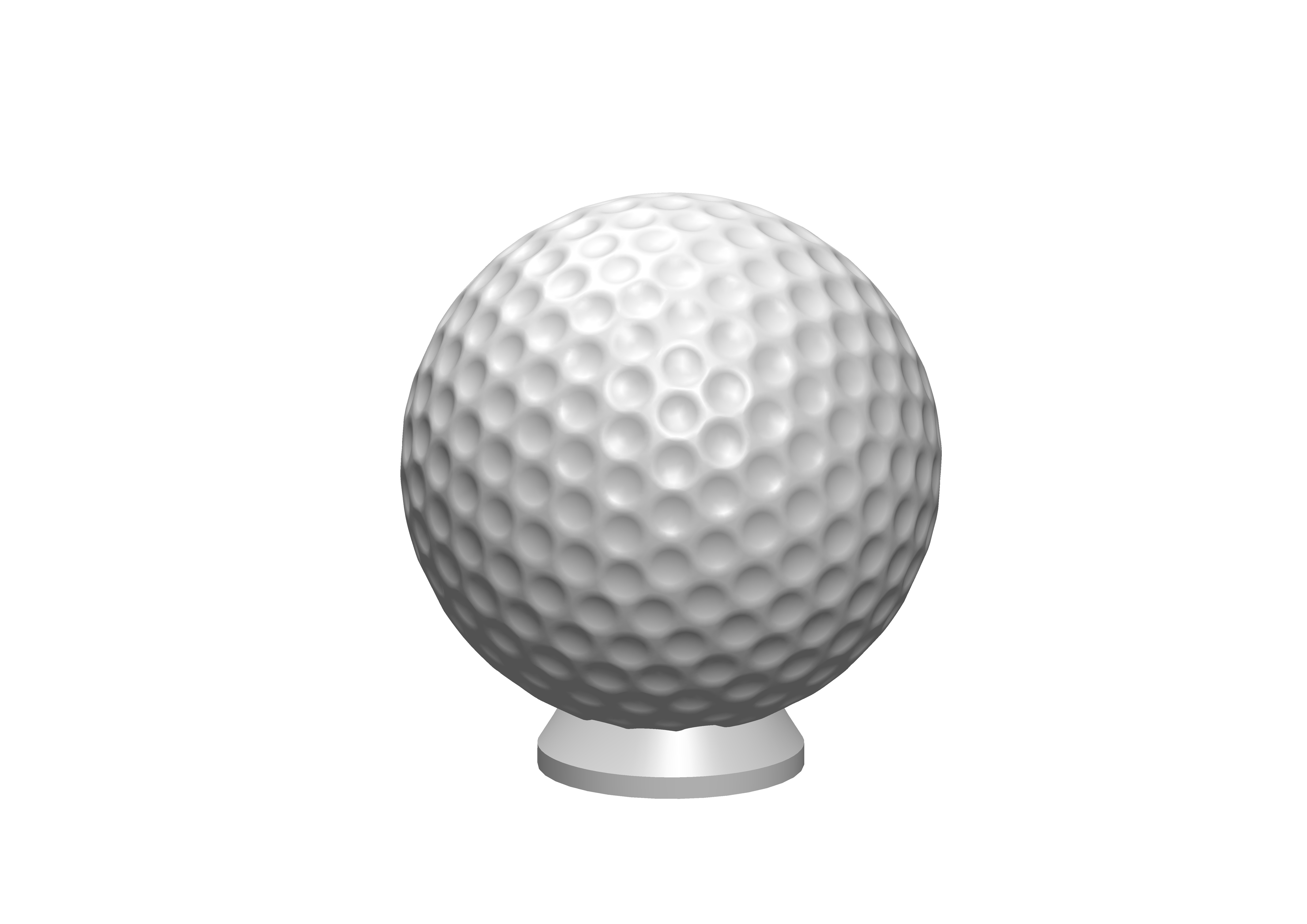 Fichier STL BALLE DE GOLF BALL BUTTON・Modèle à télécharger et à